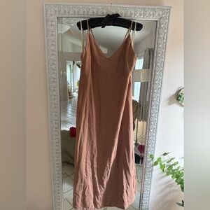 Free People Emmers Linen Midi Dress